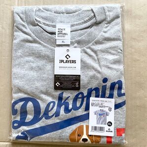大谷翔平 デコピン Tシャツ グレー XLサイズ