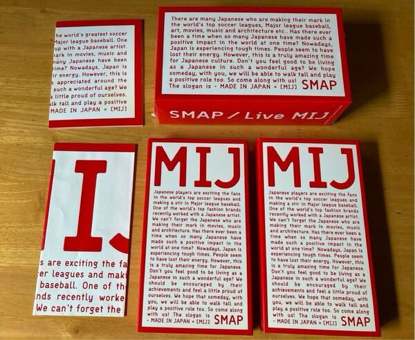 SMAP ライブVHS 2本組 【LIVE M I J】