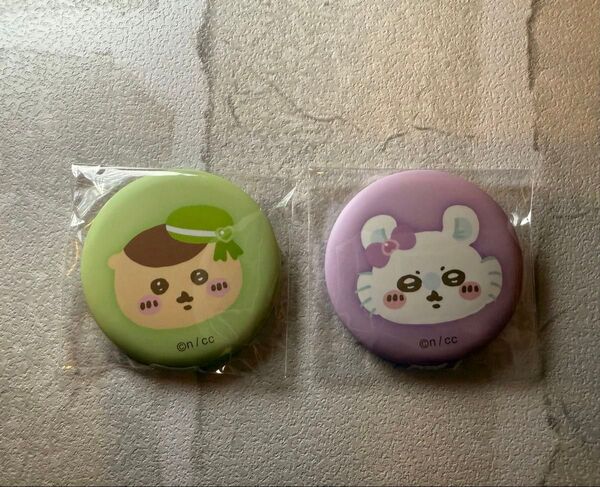 ちいかわ まじかるちいかわ おかおマット缶バッジ 2種類 セット