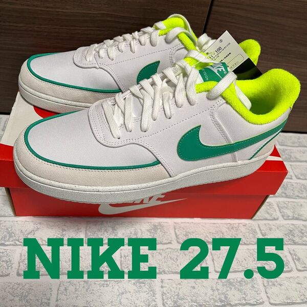 新品未使用 ナイキ ウィメンズ コート ビジョン LO キャンパス27.5cm NIKE COURT VISION CNVS
