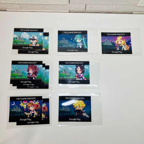 TGS 2024 Google play ダイアモンド城 ステッカー 11枚