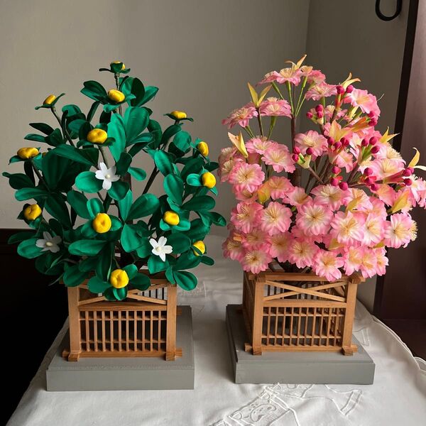 ひな祭り 桜橘 飾り