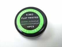 プリメイド プリビルド コイル カンタルA1 FLAT TWISTED 0.36ohm 10個セット_画像1