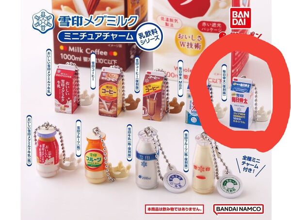 雪印メグミルクミニチュアチャーム 毎日骨太