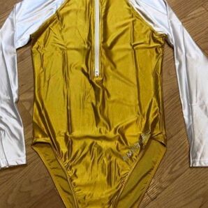 AMORESY レオタード Wジッパー ダブルジッパー コスプレ レースクイーン ダンスコスチューム ナイトウエア 大きいサイズ