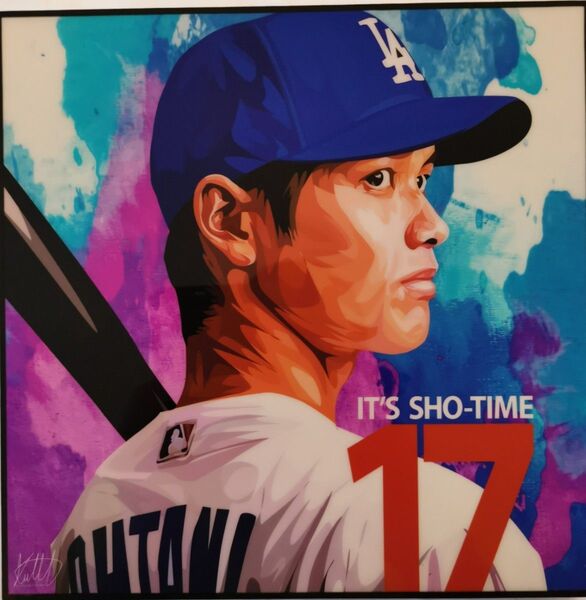 【数量限定】ポップアートパネル 大谷翔平二刀流 バッターバージョン