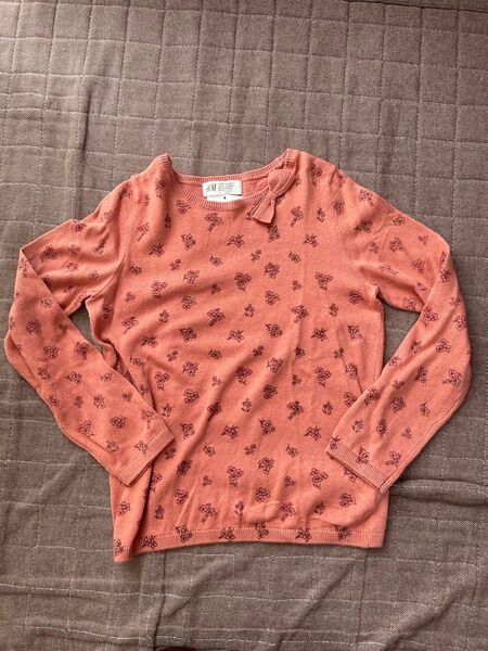 H&M ニット 綿100 長袖 120cm 130cm トップス