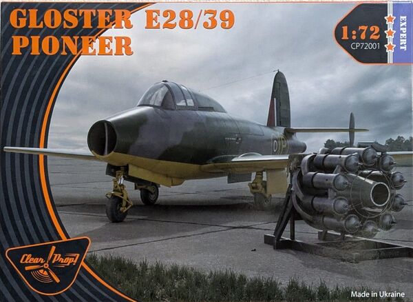 1/72 クリアープロップ グロスター E.38/39 ジェット実験機 エンジン付 イギリス空軍