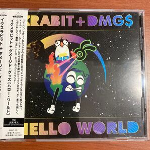 【帯あり】Hello World Xrabit + DMG$ イクスラビット + ダメージド・グッズ ハロー・ワールド 国内盤
