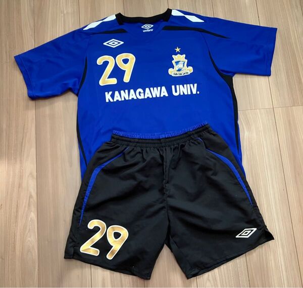 神奈川大学 サッカーサークル ユニフォーム 上下セット M UMBRO アンブロ