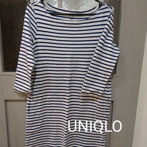 UNIQLO ボーダー ワンピース ボーダーチュニック Mサイズ ユニクロ