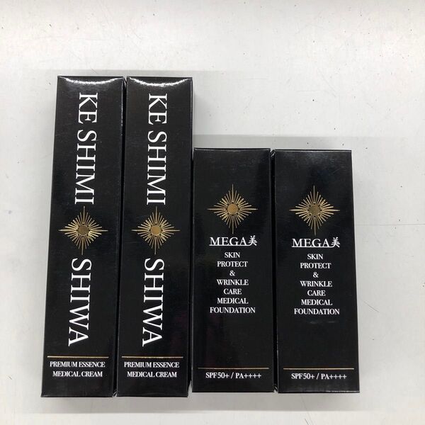 KESHIMISHIWA 薬用クリーム&美白リキッドファンデーション 4点セット 未使用品