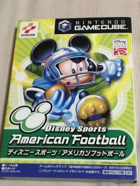 ゲームキューブ ディズニースポーツ アメリカンフットボール