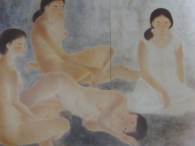 Toshiaki Ohno, [Jour blanc I], Extrait d'un rare livre d'art encadré, Bonne condition, Tout neuf avec cadre, peintre japonais, frais de port inclus, peinture, peinture à l'huile, portrait