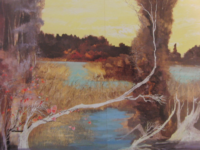 Shinta Kanemasa, [Autumn intention], From a rare framed art book, Good condition, Brand new with frame, Japanese painter, postage included, painting, oil painting, Nature, Landscape painting