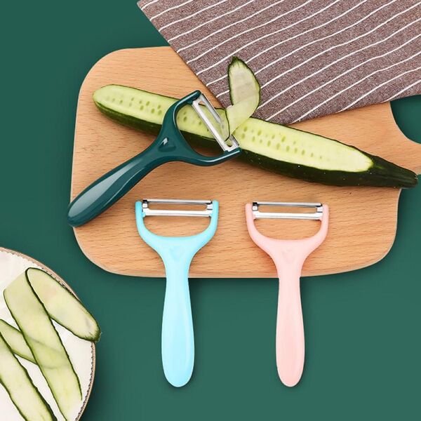 ののじ キャベツピーラー 千切り キャベツ 斜め刃 ワイド 切れる 薄皮 キャベツの皮むき器 果物ピーラー キャベツ