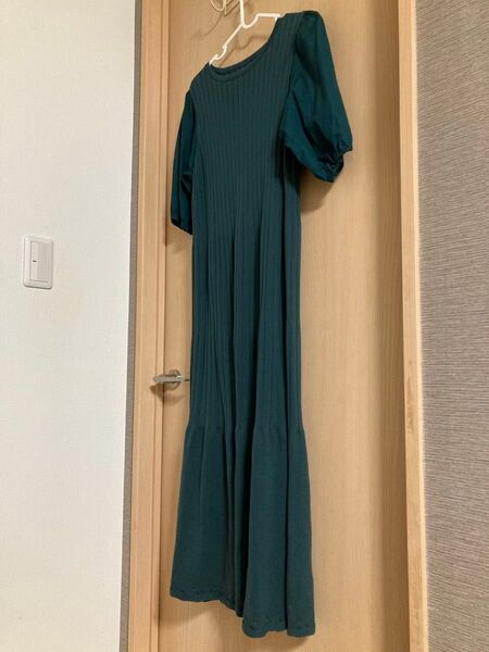 ワンピース ロング モスグリーン ロペピクニック