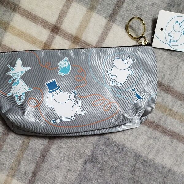 値下げ♪ 新品♪ ペンポーチ ムーミン リトルミイ スナフキン シルバー moomin