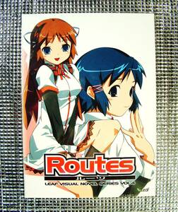 【4430】18禁　リーフ Routes 未開封品 Leaf Visual Novel Series Vol4 ルーツ 4996802030207 アクアプラス Aquaplus ビジュアルノベル 