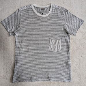 FilMelange フィルメランジェ SAM ボーダー切り替えポケットTシャツ size3