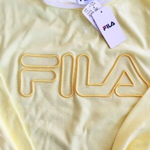 【クーポン◎150サイズ●新品未使用】FILA 長袖シャツ 首元レースがかわいい 女児