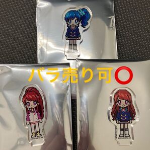 どっと!ミニアクリルスタンド制服ver ドレス&ジャージver あおい らん アイカツ ミニアクリルスタンド