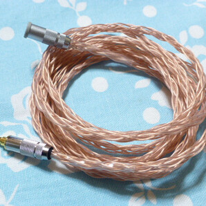 2.5mm4極 (メス) → 3.5mm3極 ステレオミニ 変換 延長ケーブル MOGAMI 2944 八芯ブレイド編 100cm 長め ( 2.5mm4極 3.5mm4極 4.4mm5極 可