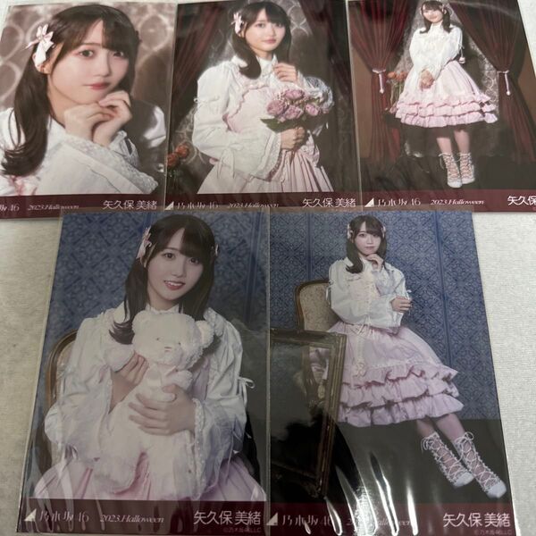 乃木坂46 矢久保美緒 Halloween 2023 個別 生写真 5種 コンプ