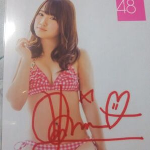 川栄李奈直筆サイン入り写真
