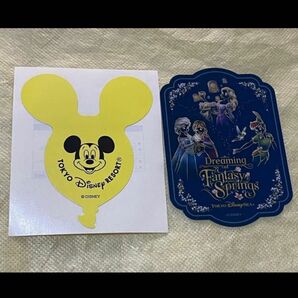 ディズニー ファンタジースプリングス ステッカー バルーン ステッカー
