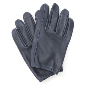 lampgloves ネイビー M レザー グローブ 手袋