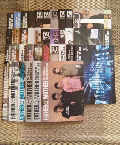 Mr.children ファンクラブ会報36冊 2012.12〜2024.9