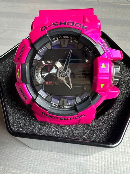 【期間限定値下げ】G-SHOCK Bluetooth機能付き GBA400ピンク腕時計