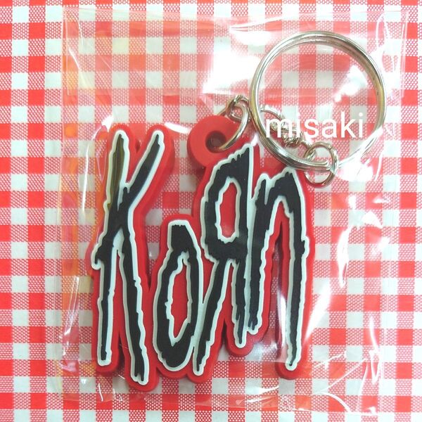 コーン ラバーキーホルダー バンド ロック ロゴ korn