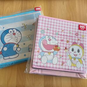 ドラえもん 収納スツール 2個セット 収納ボックス 収納BOX ドラミちゃん アニメ 漫画 箱 座れる 乗れる 片付け 子供