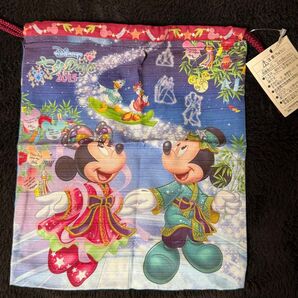 ディズニー七夕巾着2015新品未使用品