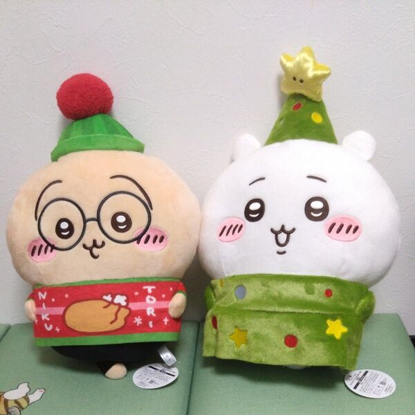 ちいかわ クリスマスBIGぬいぐるみ うさぎ&ちいかわ