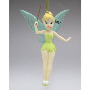  Disney Tinkerbell Peter Pan 2007 ornament Gloria 2007 year ceramics made box equipped 