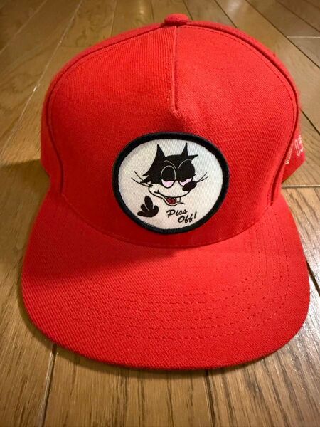HUF スナップバックキャップ 赤 キャップ 帽子