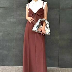 SIDE MARBELT LADY LIKE DRESS