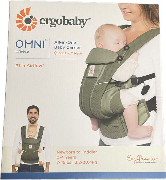 【新品】エルゴベビー オムニ ブリーズ 抱っこ紐 オリーブグリーン 日本正規代理店購入品