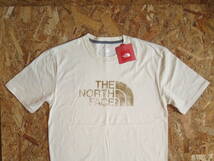 新品☆本物 ノースフェイス THE NORTH FACE ロゴ Tシャツ Lサイズ LOGO S/S TEE 日本未発売モデル T-SHIRT VINTAGE WHITE USAモデル _画像2