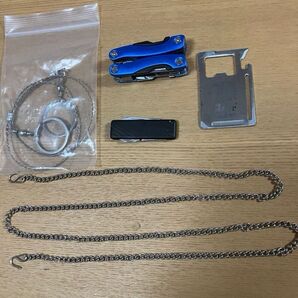 マルチツール 4点 オマケ1mチェーン付き