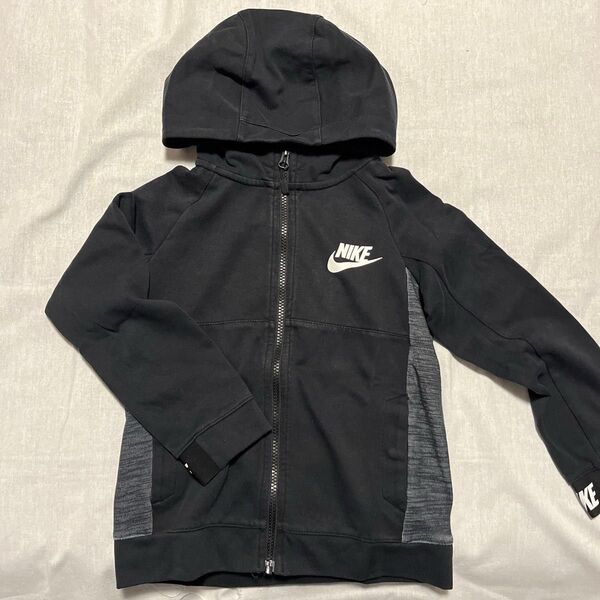 NIKE パーカー フード フルジップ xs 130