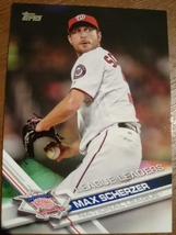 ★MAX SCHERZER TOPPS 2017 BASEBALL SERIES 1 #145 MLB マックス・シャーザー WASHINGTON NATIONALS ワシントン・ナショナルズ_画像1