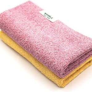 ハンドタオル フェイスタオル マイクロファイバー ミニタオル 抗菌防臭 35x35cm 吸水性 速乾性 2枚セット