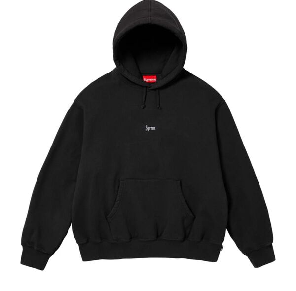 Supreme box logo fw24 fooded sweat shirt パーカー ブラック Black