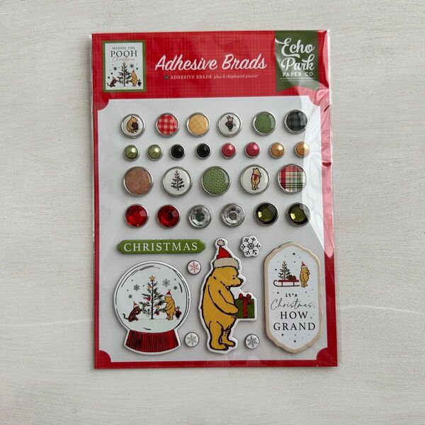 【新品】Echo Park ブラッズ (Winnie The Pooh Christmas) ジャンクジャーナル コラージュ