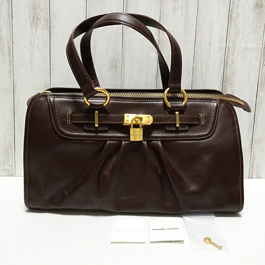 新品☆CRESCEND 本革パイソン ダークブラウントートバッグ JREマーク付