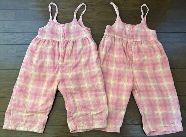 ベビー キッズ サロペット 双子 お揃い 95